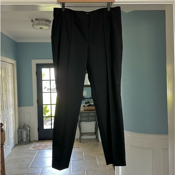 Lafayette 148 Gramercy Acclaimed Pintuck Stretch Ankle Pants 14 - Picture 4 of 13